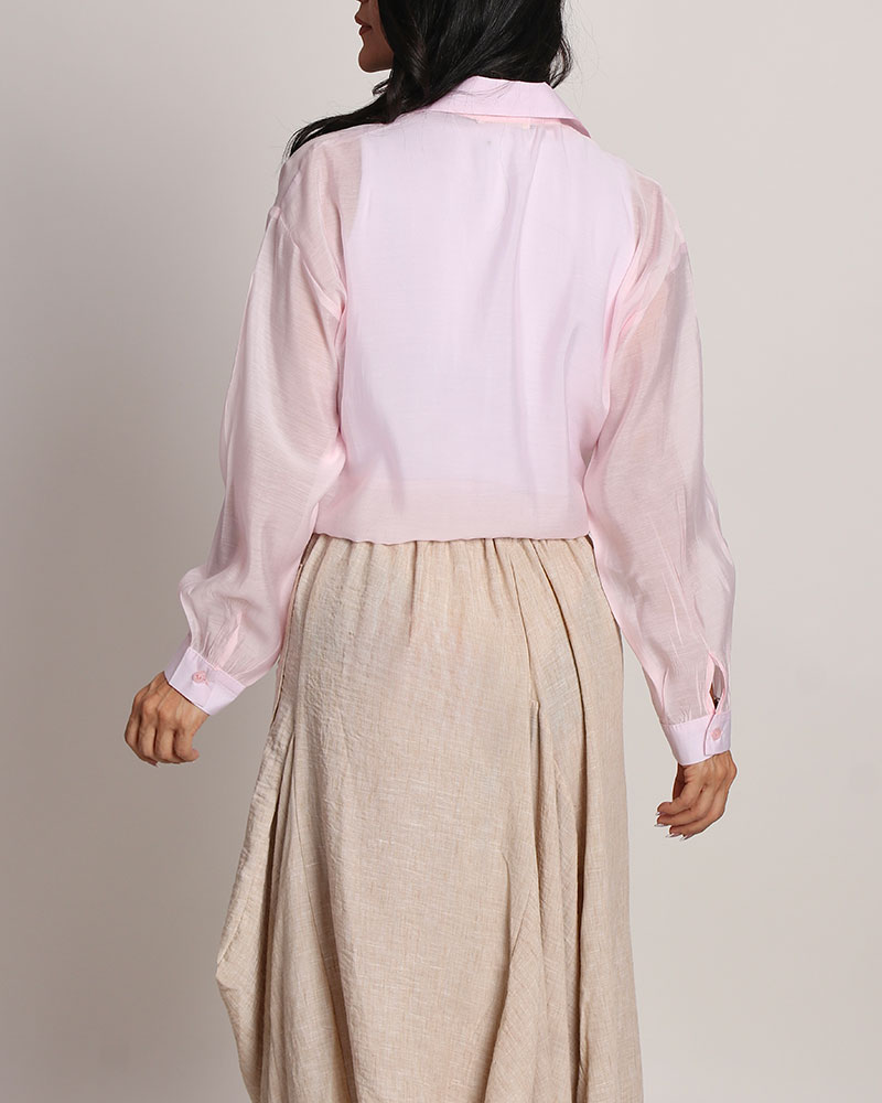 زيبا شوميز پری شيشه ای جلو گره ای