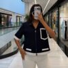 تیارا پولوشرت جلو زیپی
