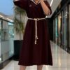 نیلان کفتان پری ایر یقه سفید