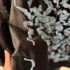 ایوان مخمل بغل چاک جواهر دوزی زمینه مشکی