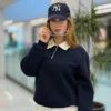 مرسا دورس نیم زیپ یقه رنگی