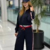 آدلیا ست بامبر شلوار آستیم نواردوزی تامی