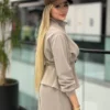 کایرا ست بامبرشلوار کمربند بندی