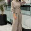 کایرا ست بامبرشلوار کمربند بندی