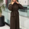 کایرا ست بامبرشلوار کمربند بندی