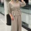 کایرا ست بامبرشلوار کمربند بندی