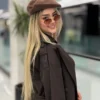 ریوا شلوار کمربند سگک طلایی