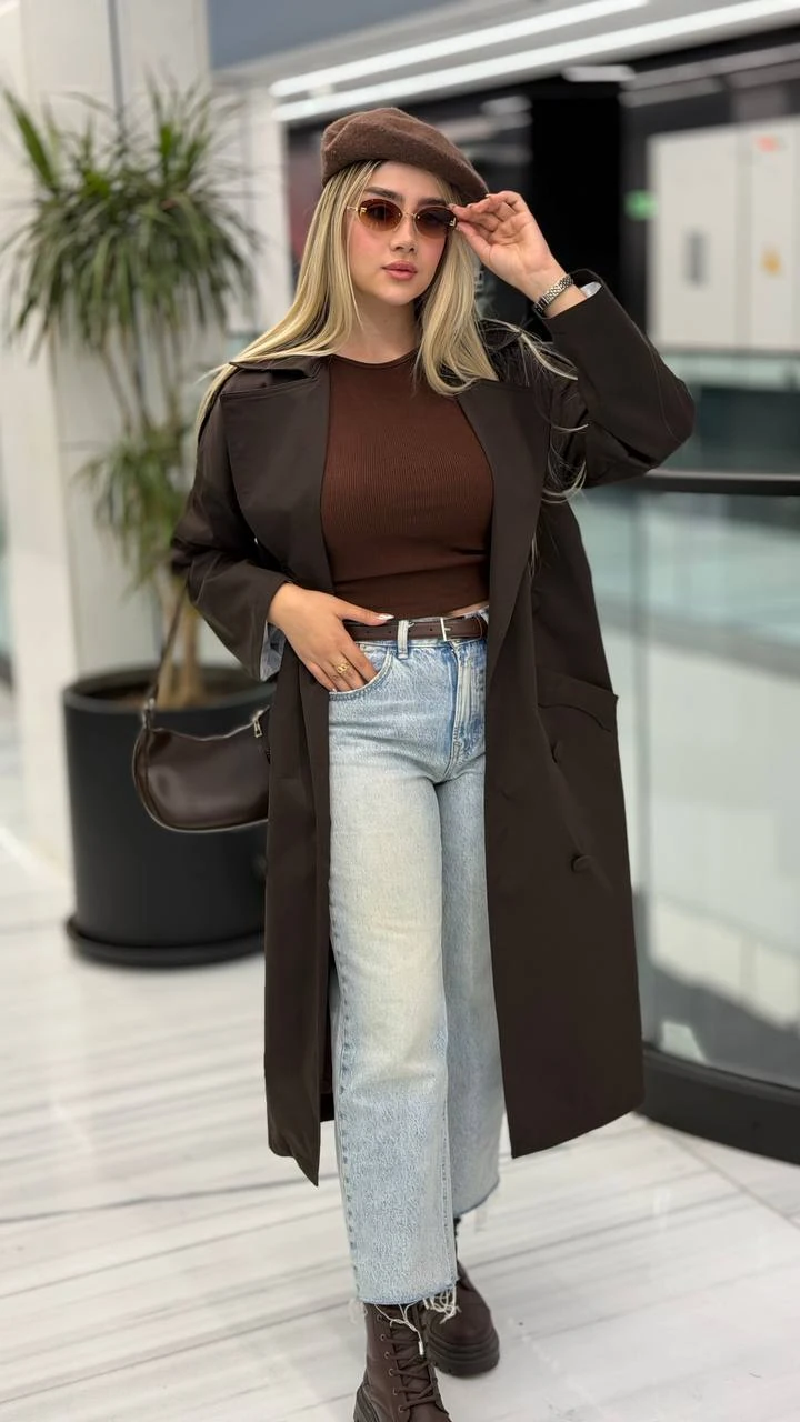 ریوا شلوار کمربند سگک طلایی
