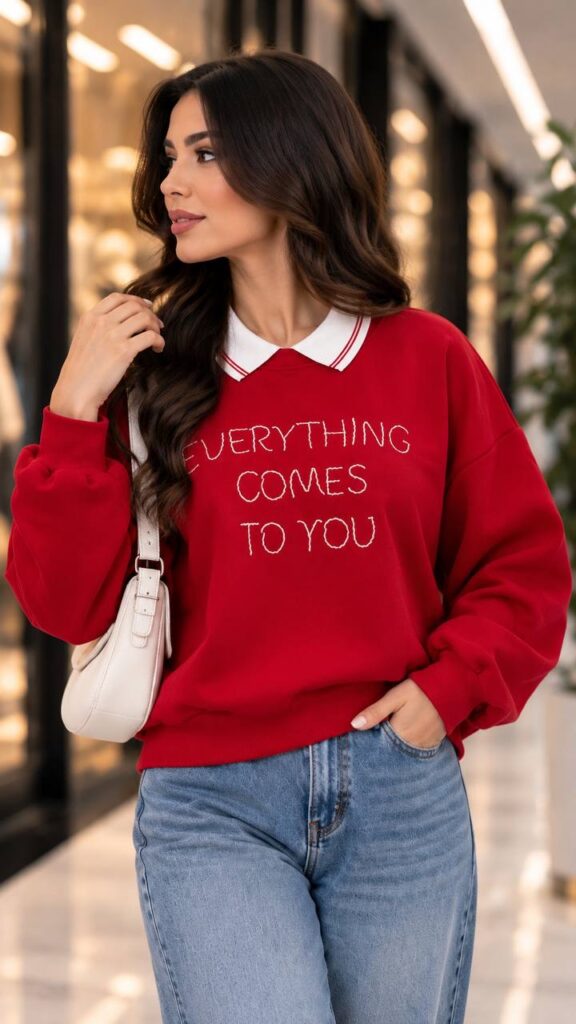 کاملیا دورس یقه دار everything گلدوزی
